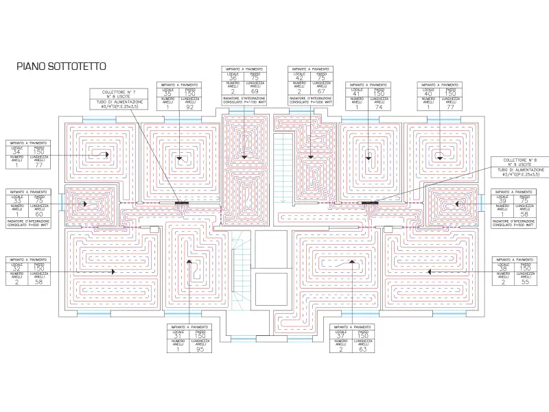 palazzina di 8 appartamenti PIANO SOTTOTETTO